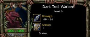 Dark Troll Warlord